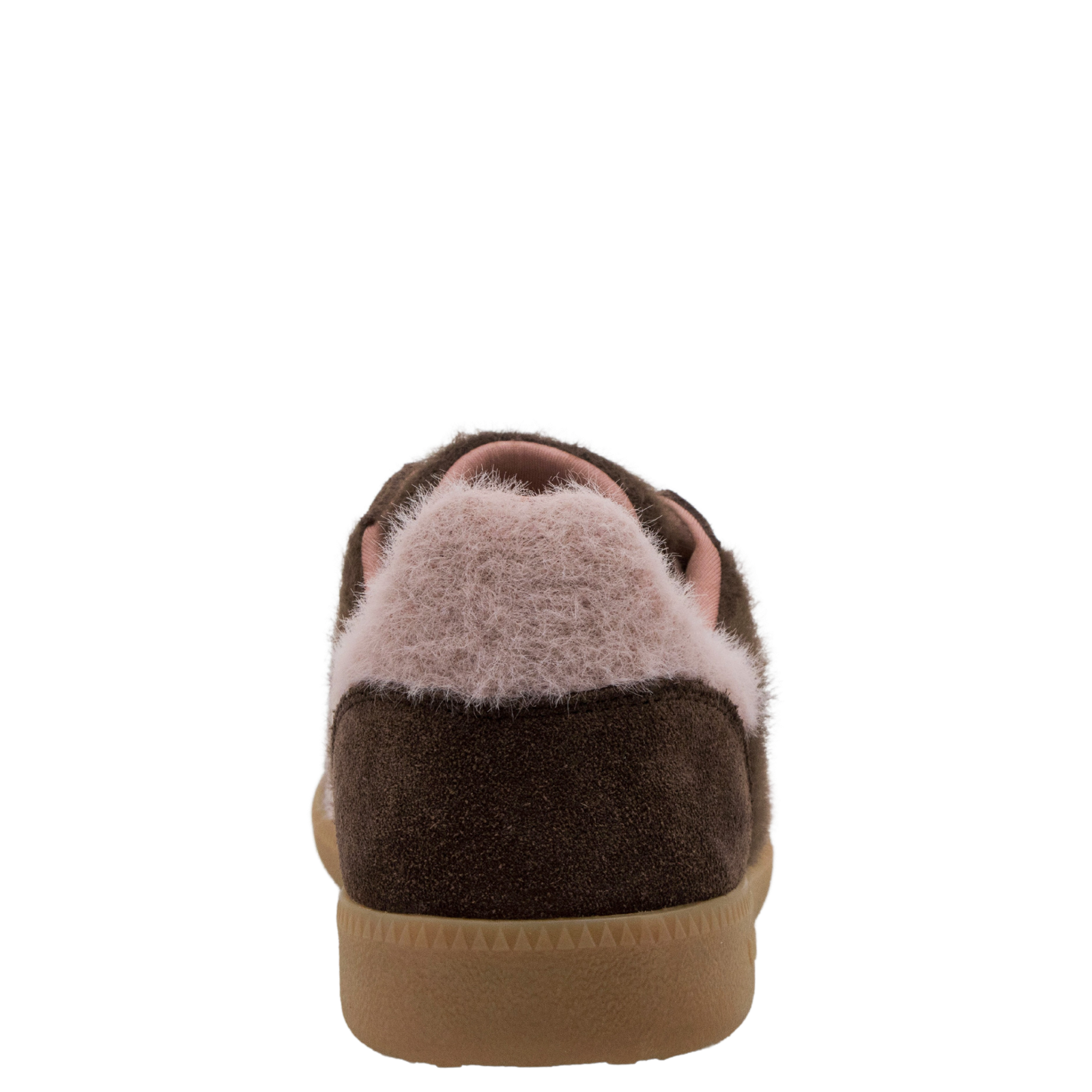 MOHAIR in COFFEE PINK, back view