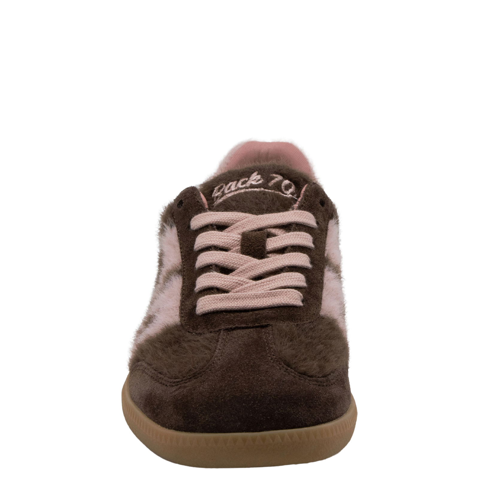 MOHAIR in COFFEE PINK, front view