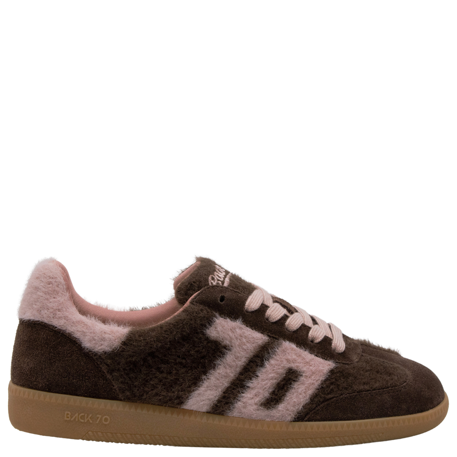 MOHAIR in COFFEE PINK, right view