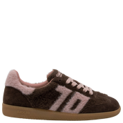 MOHAIR in COFFEE PINK, right view