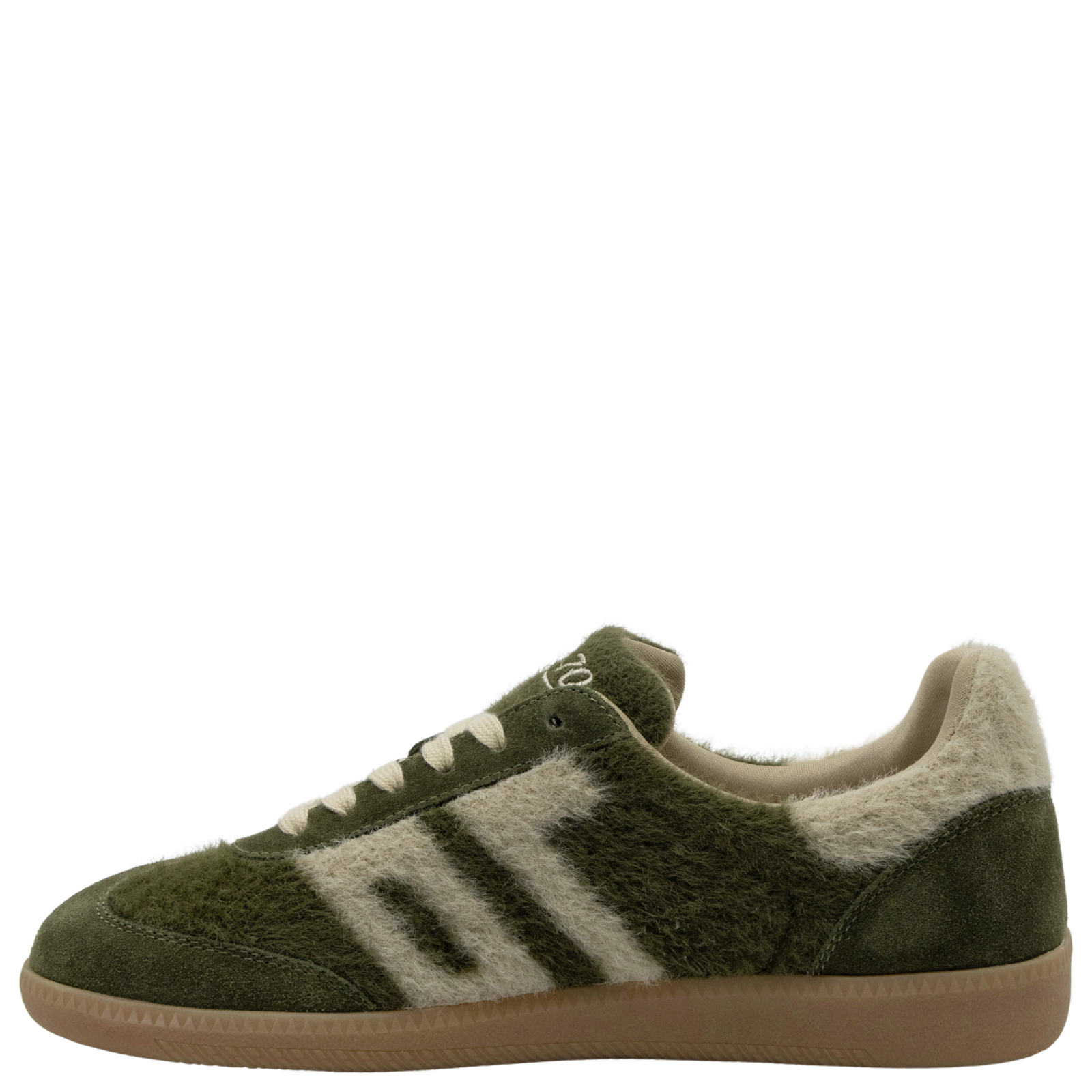 MOHAIR in FOREST BEIGE, left view