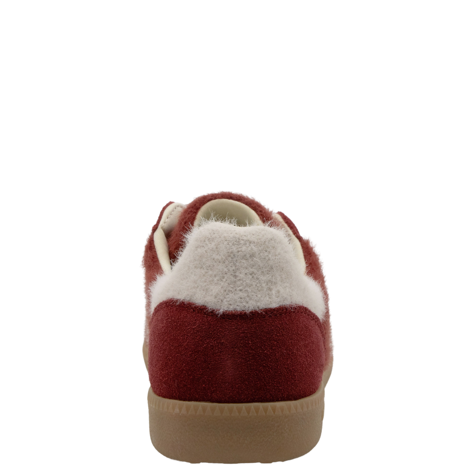 MOHAIR in WINE BUTTER, back view