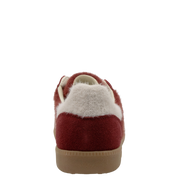 MOHAIR in WINE BUTTER, back view