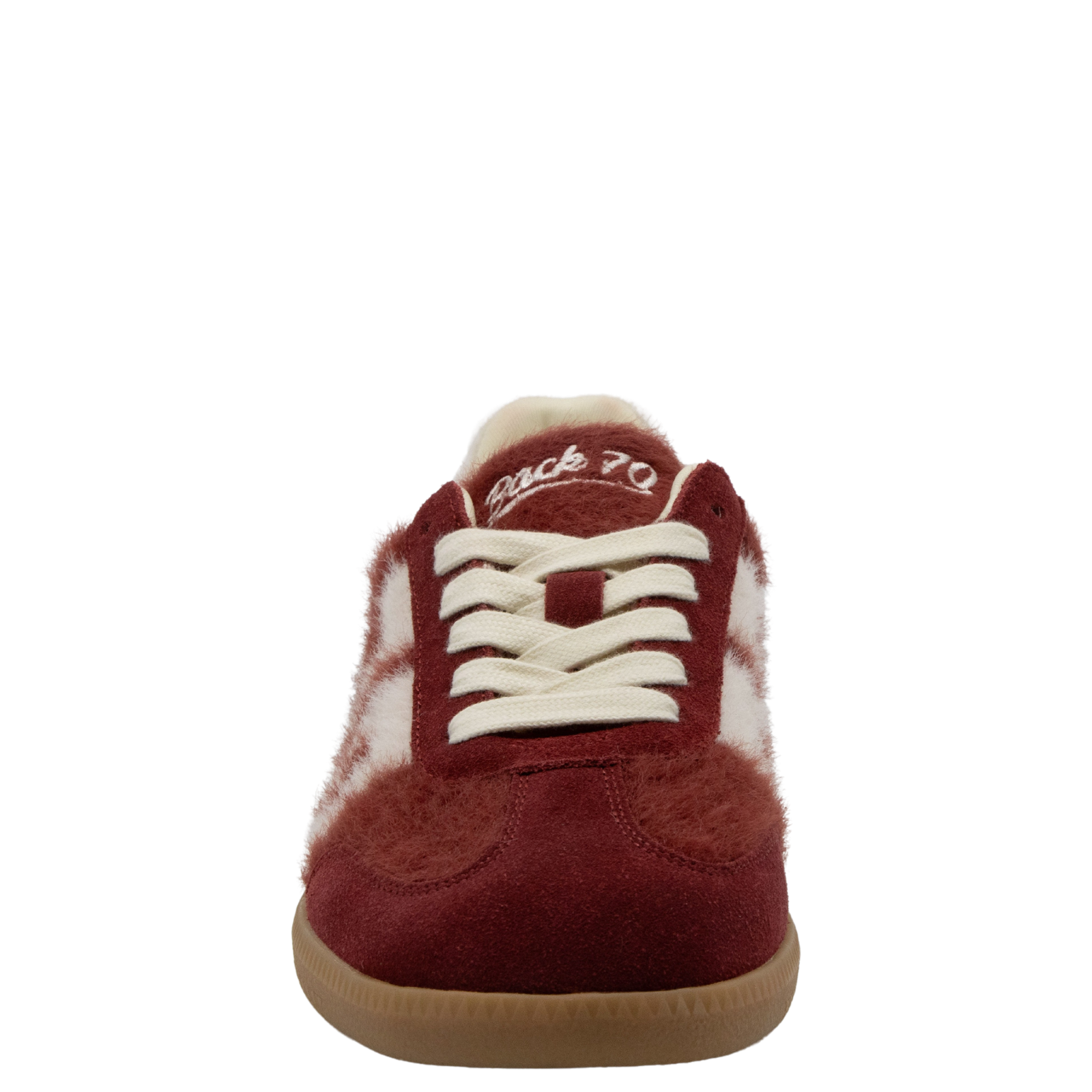 MOHAIR in WINE BUTTER, front view