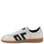 SHELLY in WHITE NAVY Sneakers