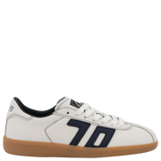 SHELLY in WHITE NAVY Sneakers