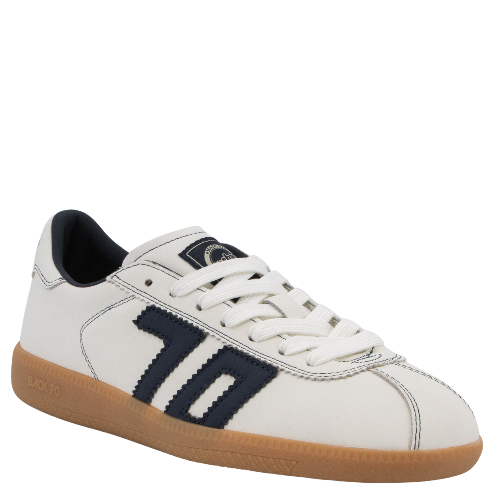 SHELLY in WHITE NAVY Sneakers