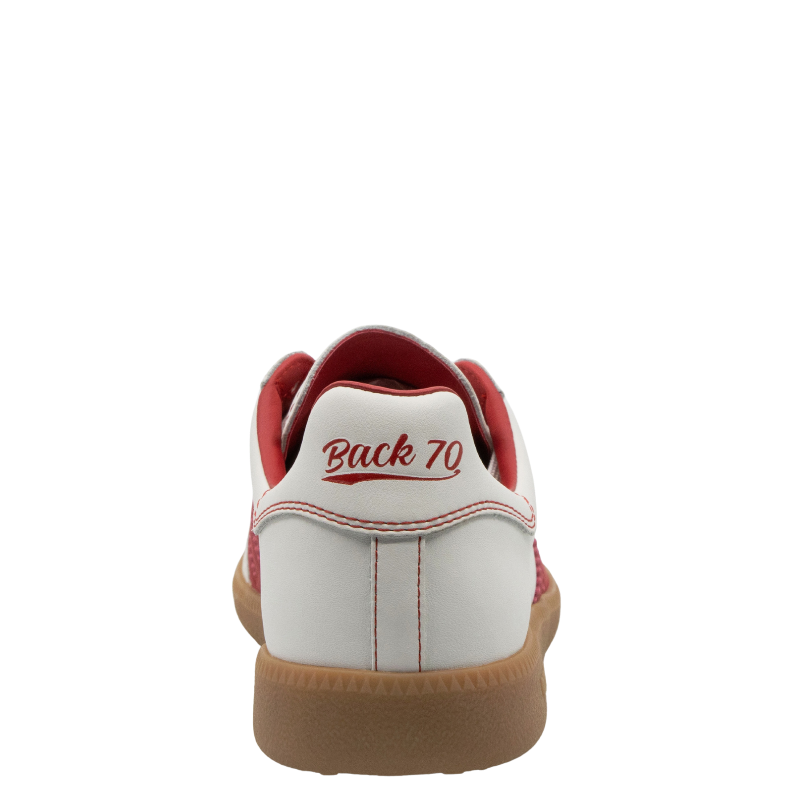 SHELLY in WHITE RED, back view