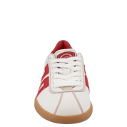 SHELLY in WHITE RED Sneakers