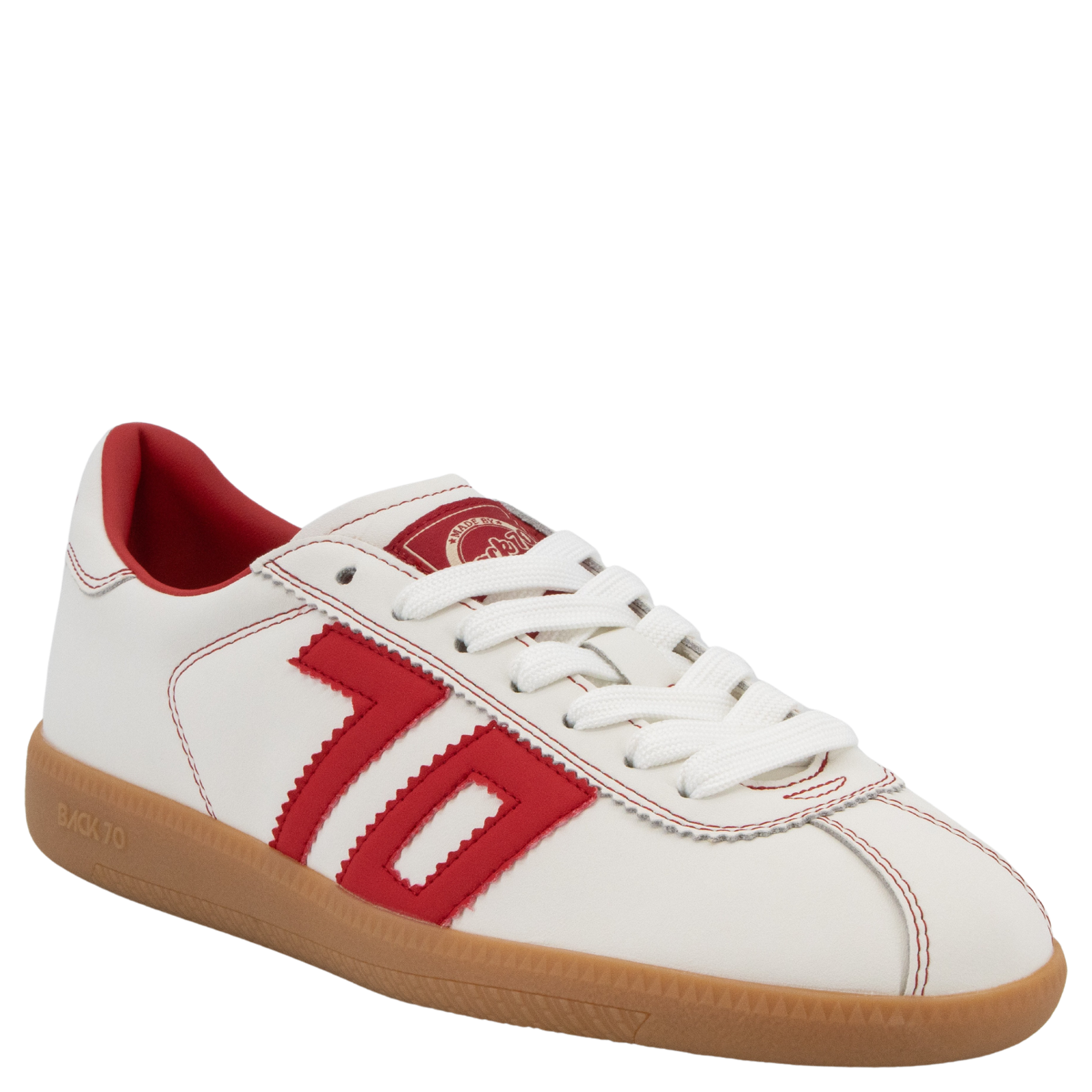 SHELLY in WHITE RED Sneakers