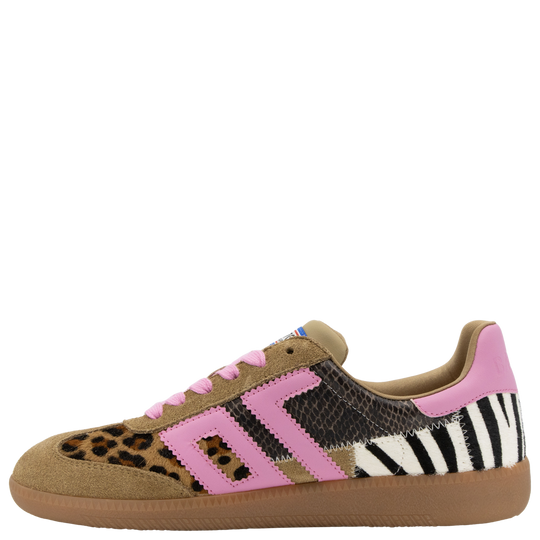 SQUID in LEOPARD ZEBRA FUXIA Sneakers