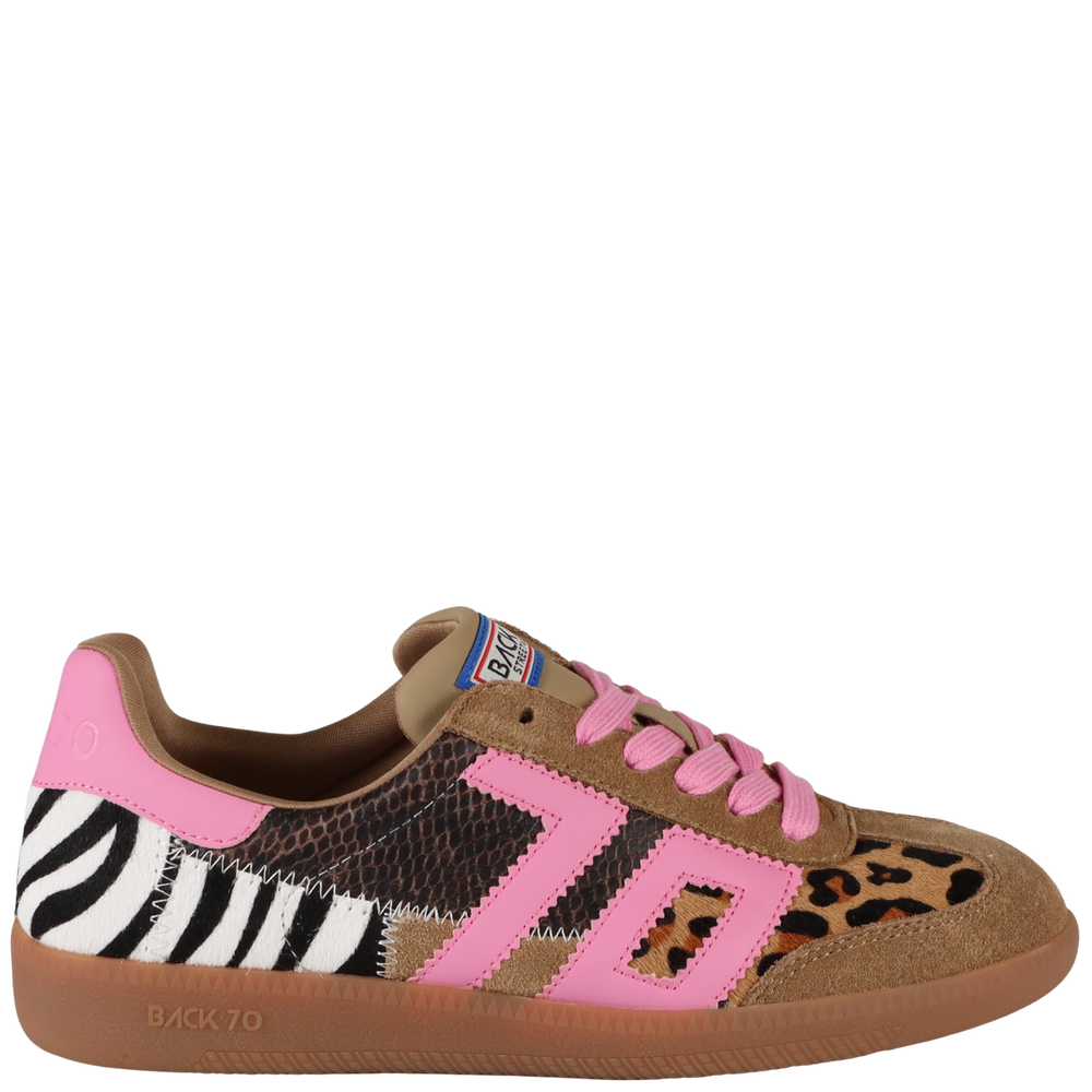 SQUID in LEOPARD ZEBRA FUXIA Sneakers