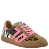 SQUID in LEOPARD ZEBRA FUXIA Sneakers