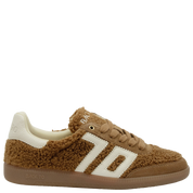 TEDDY in TOBACCO WHITE Sneakers