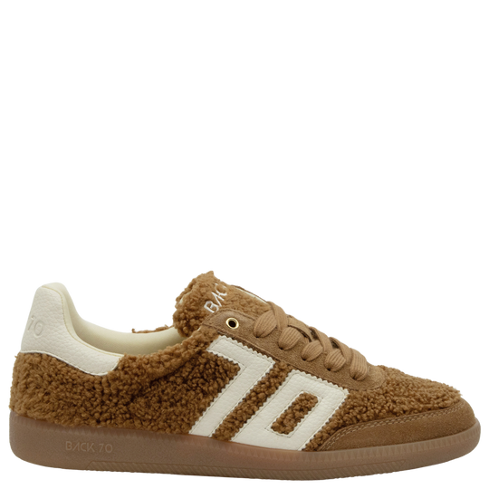 TEDDY in TOBACCO WHITE Sneakers