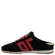 VENICE W26 in VELVET BLACK RED, left view