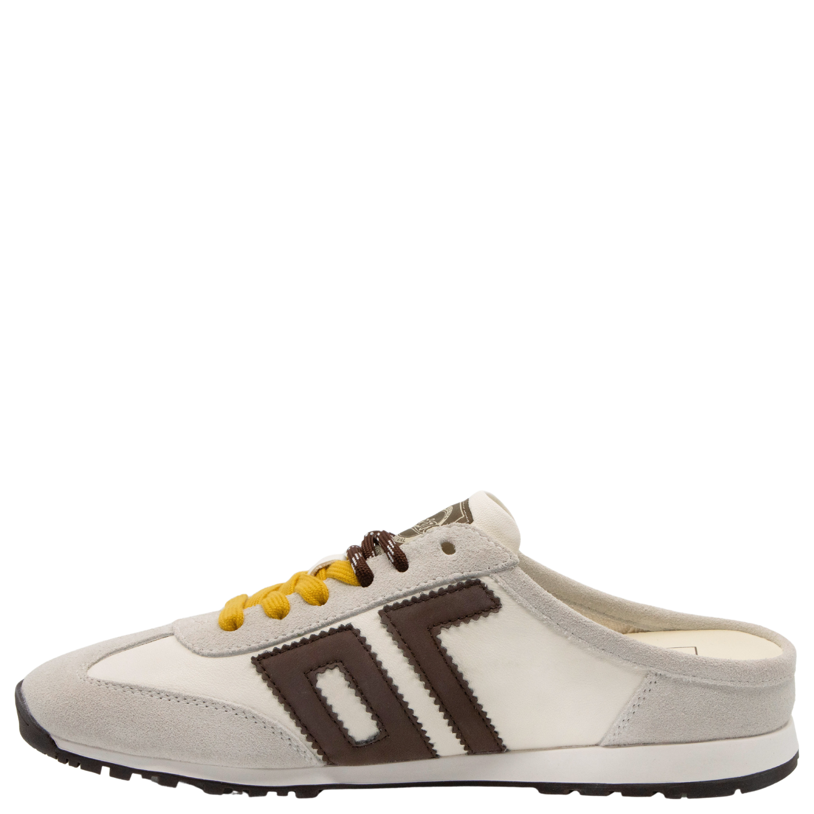 VENICE W26 in WHITE COFFEE Backless Sneakers