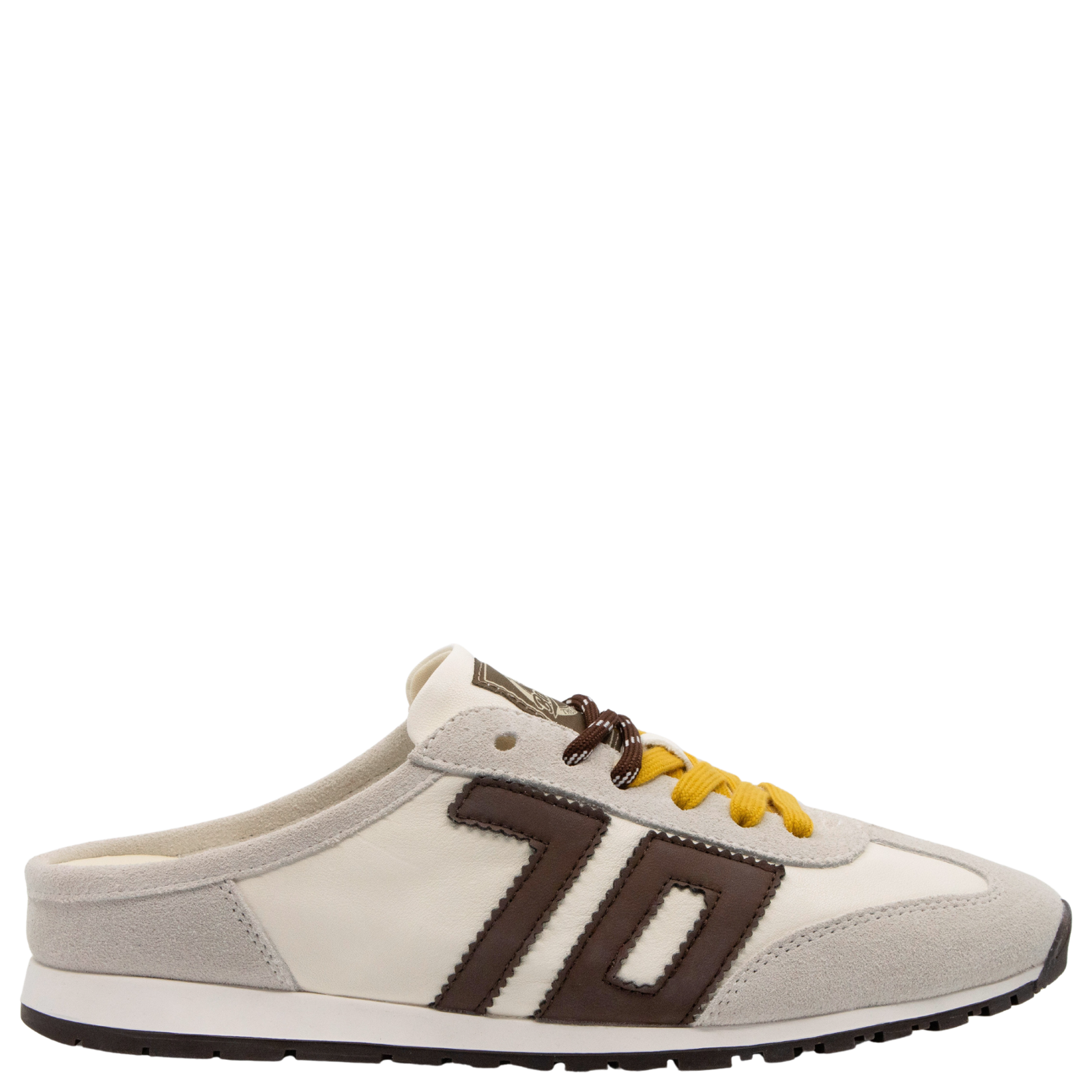 VENICE W26 in WHITE COFFEE Backless Sneakers