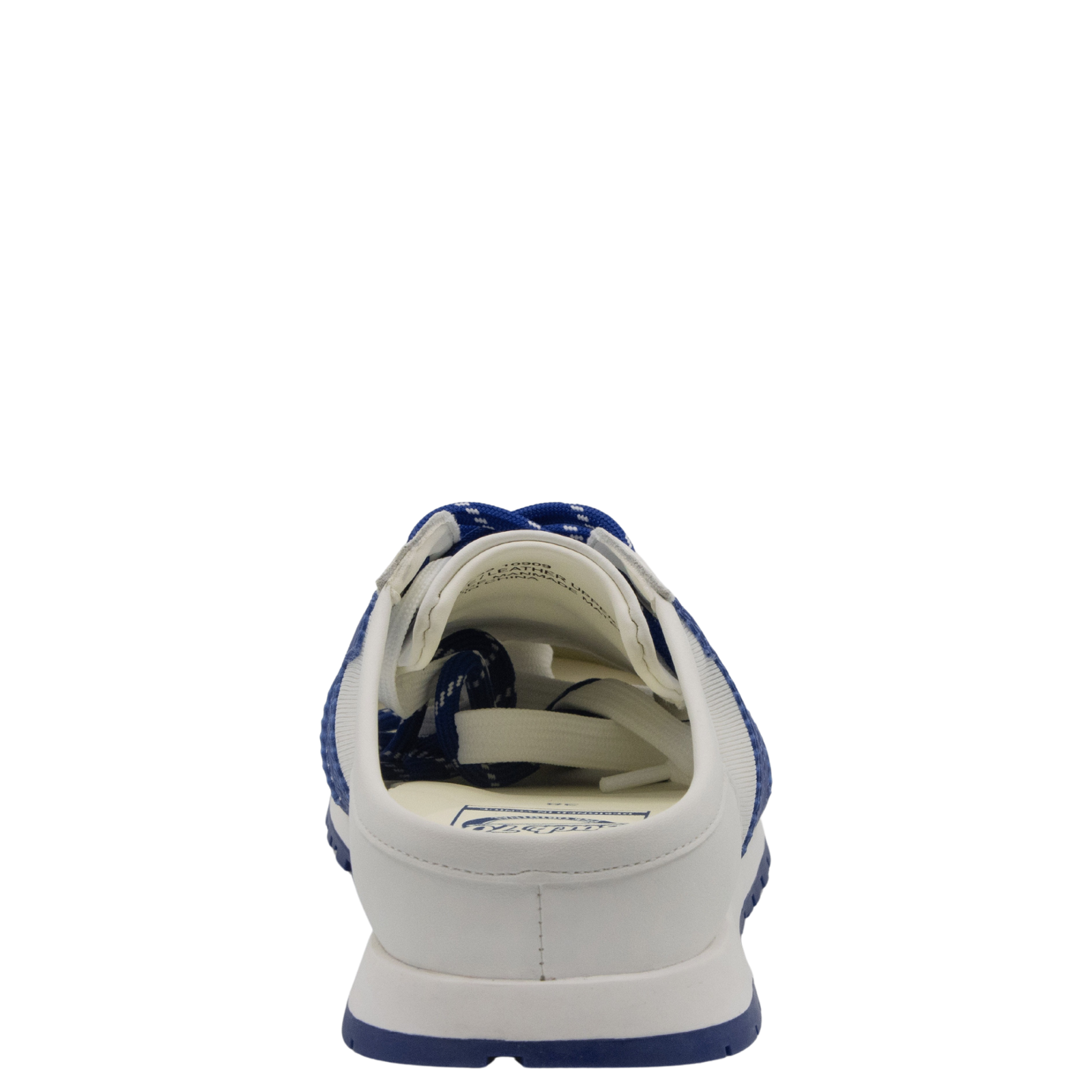 VENICE in WHITE BLUE Backless Sneakers