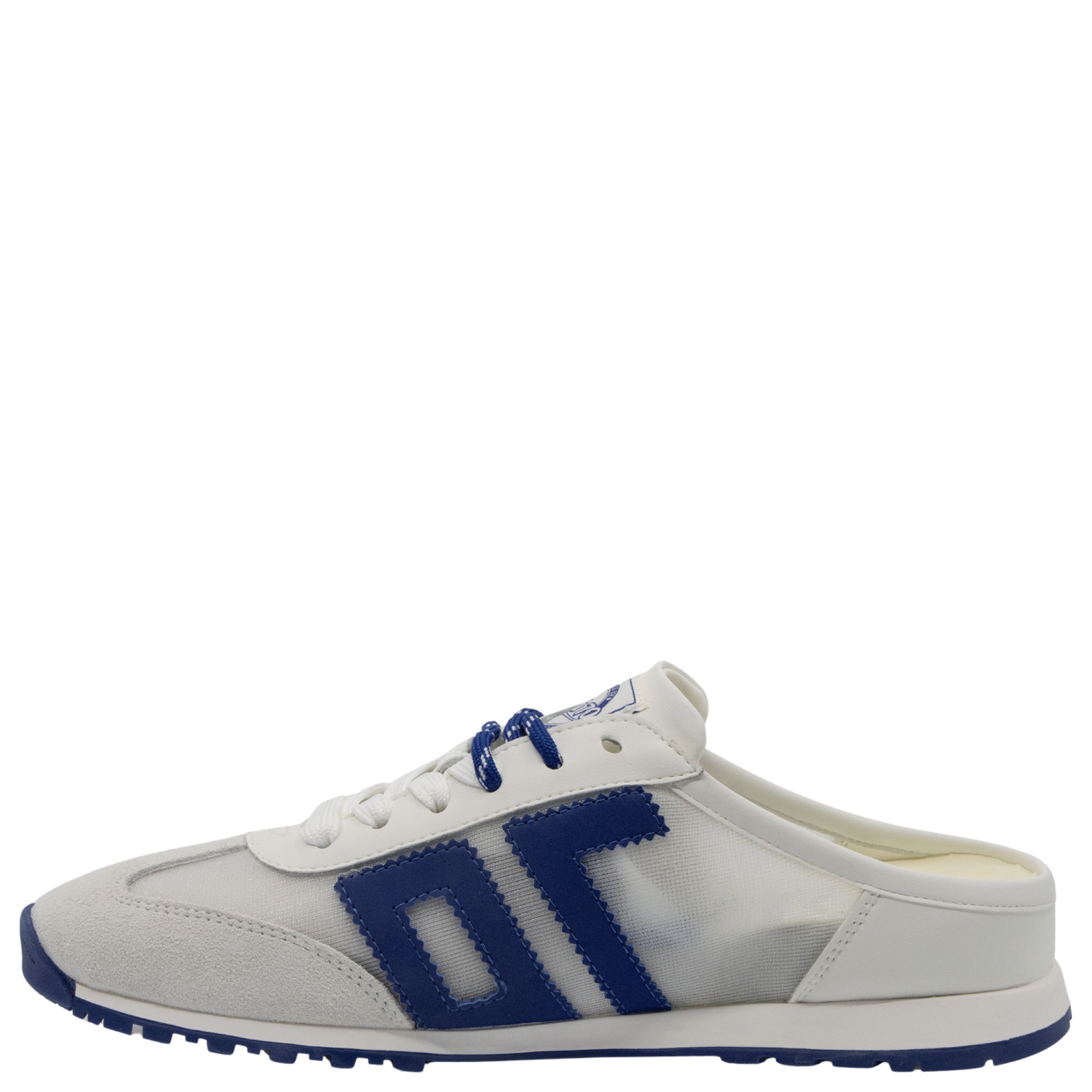 VENICE in WHITE BLUE Backless Sneakers