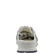 VENICE in WHITE NAVY Backless Sneakers