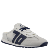 VENICE in WHITE NAVY Backless Sneakers