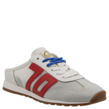 VENICE in WHITE RED Backless Sneakers